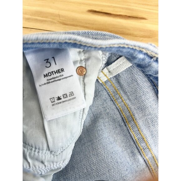 MOTHER Light Blue Ankle & Cropped Jeans - Picture 7 of 8